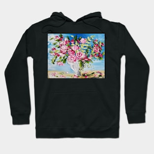 pink floral bouquet Hoodie